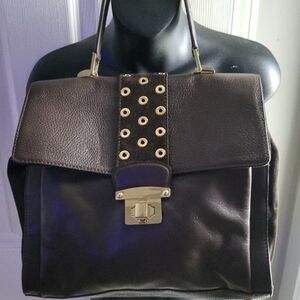 A. Bellucci Women's Handbag Dark Brown Leather Large